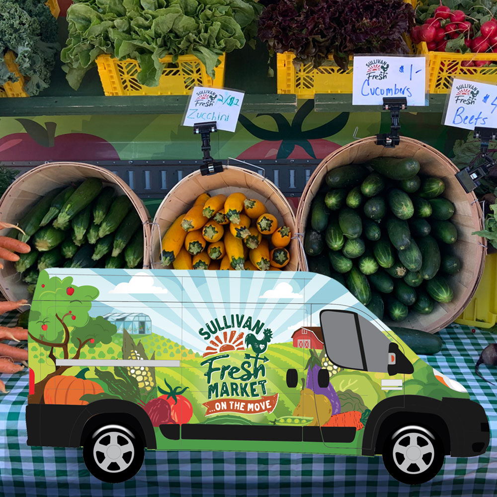 The mobile markets bring fresh produce to underserved areas
