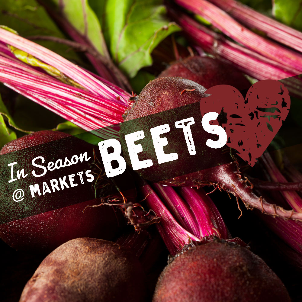in season a bunch of beets